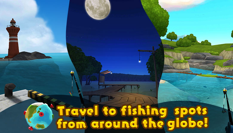Travel to fishing spots from around the globe!